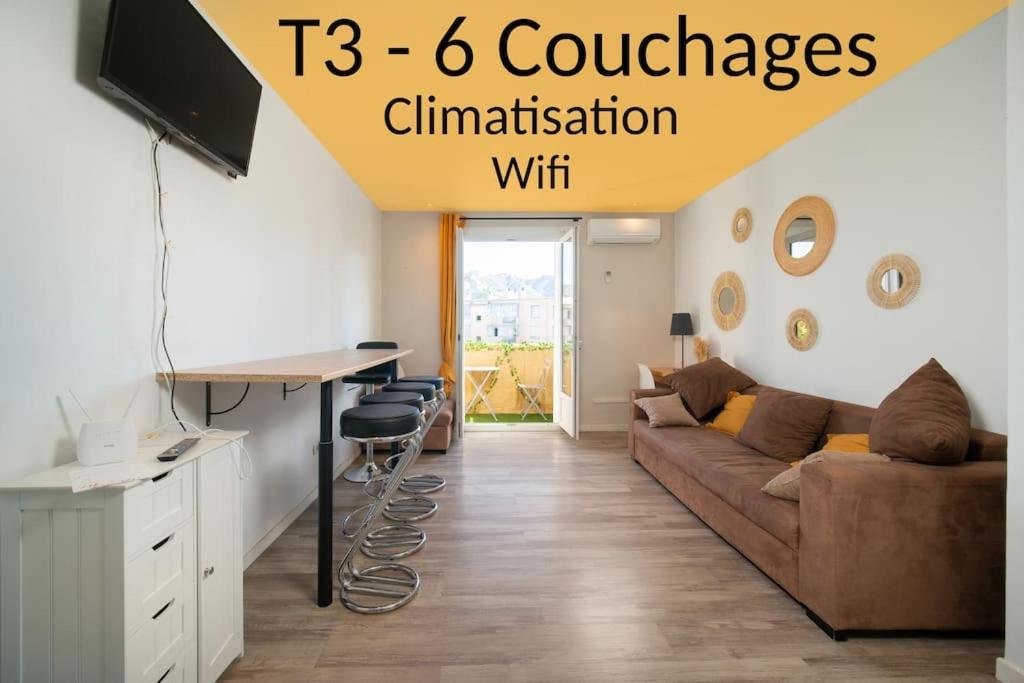 Air-Conditioned Apartment Sleeps 4 To 6 Parking มาร์กเซย ภายนอก รูปภาพ